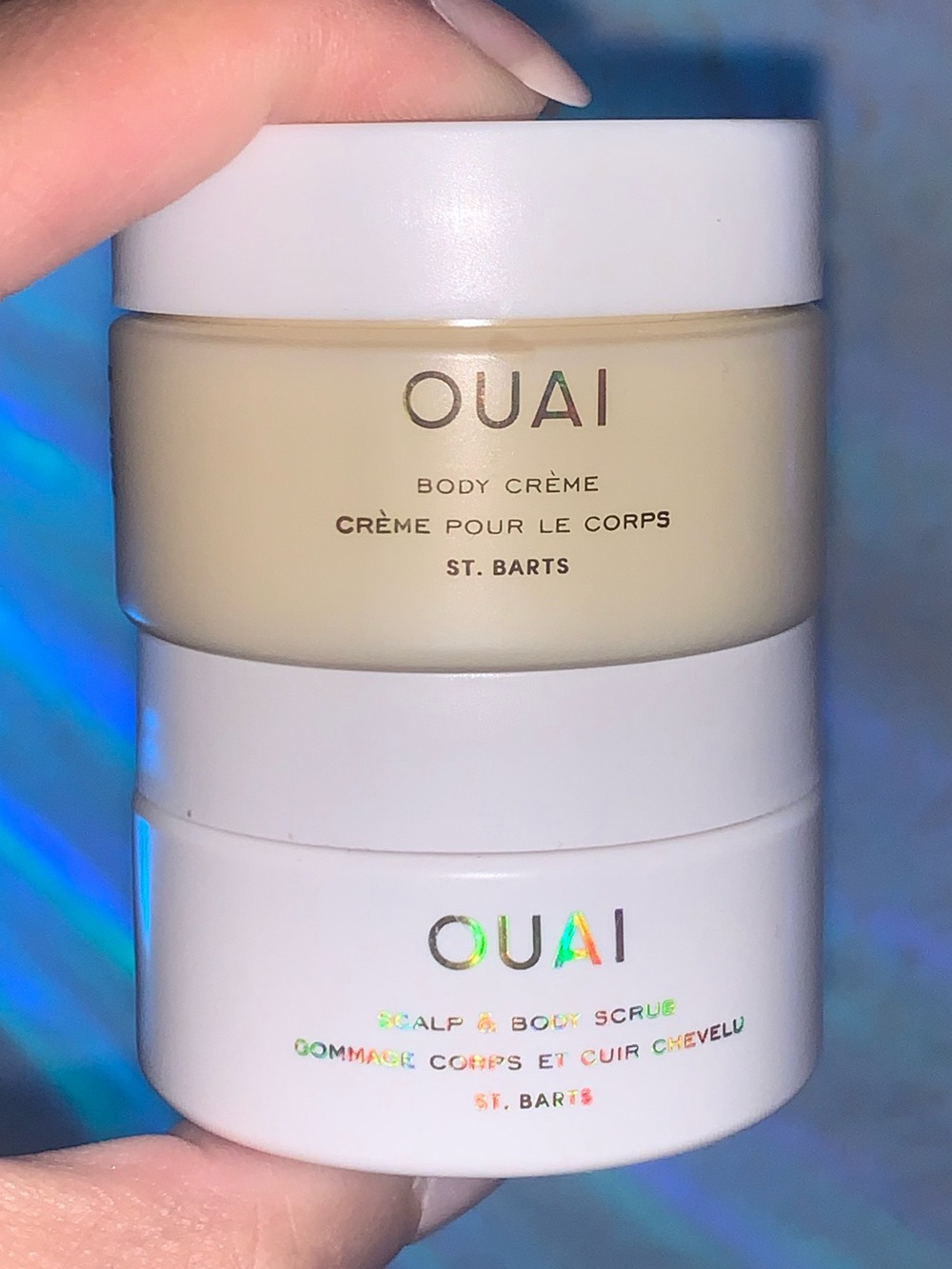 QUAI 2PC MINI BUNDLE St. Barts BODY CREAM & SCRUB 1oz each